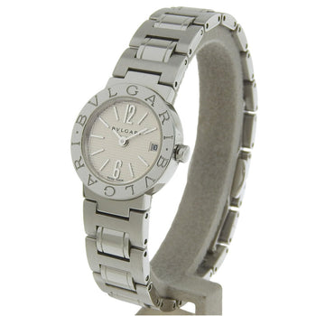 Bvlgari Watch Bb23Ss Stainless Steel Quartz Analog Display White Dial