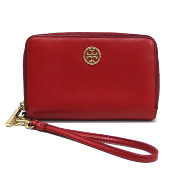 Tory Burch Round Zip Medium Wallet With Wrist Strap