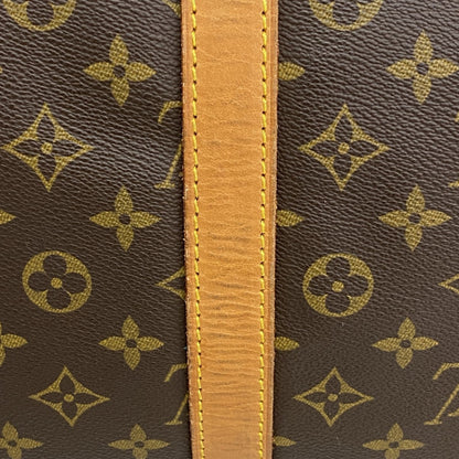 Louis Vuitton Monogram Keepall 55 Boston Bag M41424 Brown