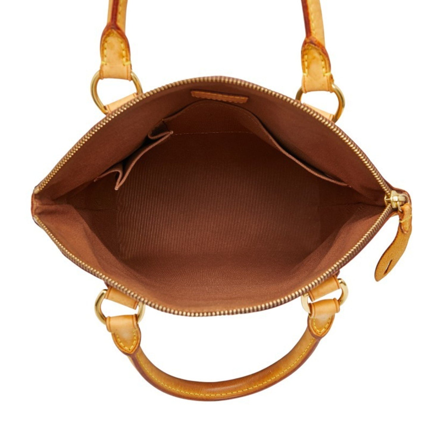 Louis Vuitton Monogram Lockit Tote Bag M40102 Brown Leather