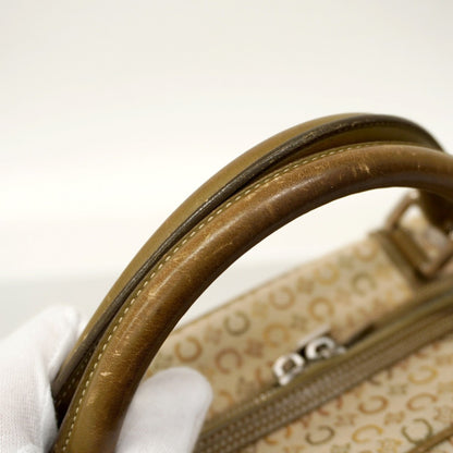 Celine Handbag C Macadam Canvas Beige