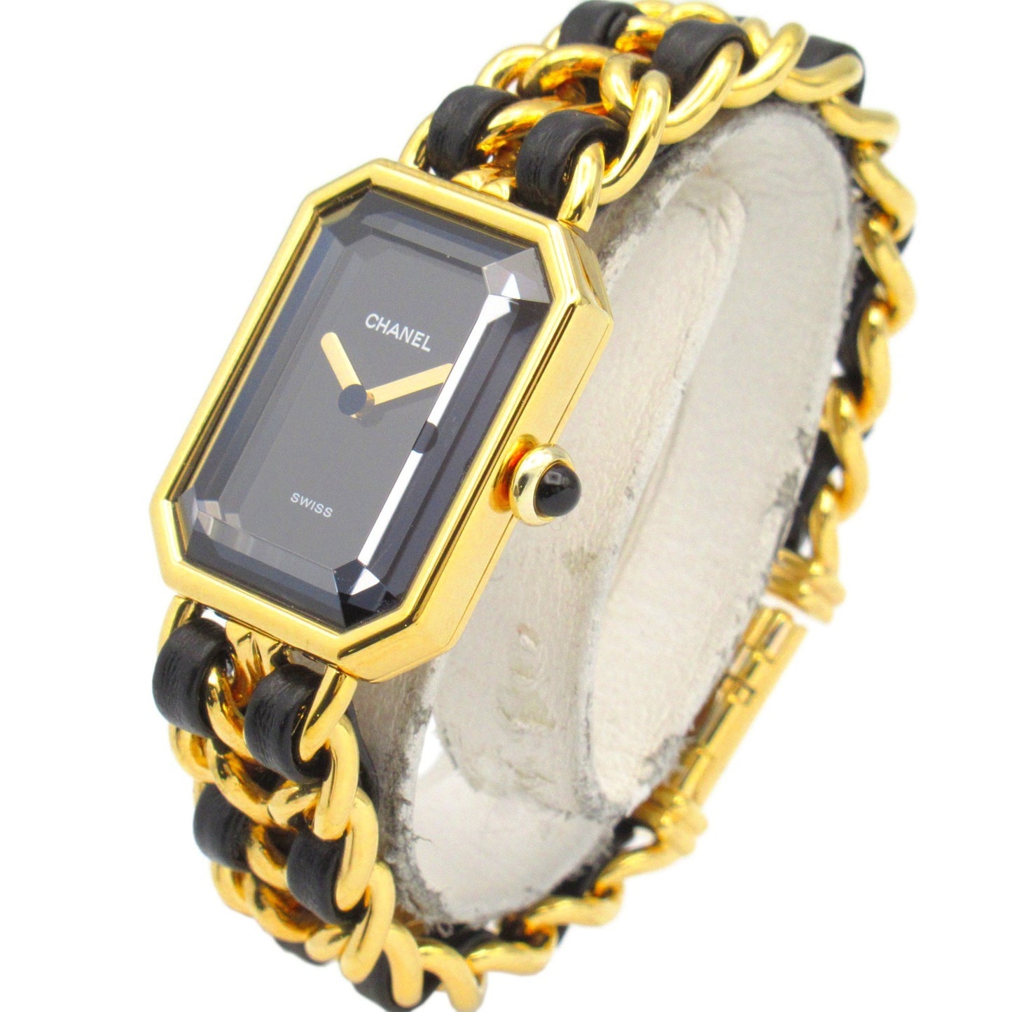 Chanel Premiere S Watch Gp (Gold Plated) Leather