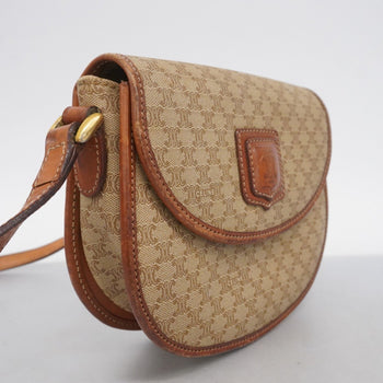 Celine Shoulder Bag Macadam Brown