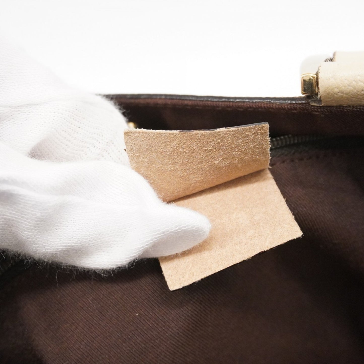 Gucci Gg Canvas Abbey Tote Bag 141472 Brown Beige Champagne