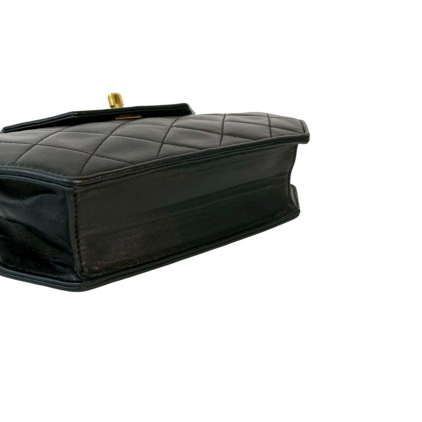 Chanel Matelasse Octagon Lambskin Chain Mini Shoulder Bag