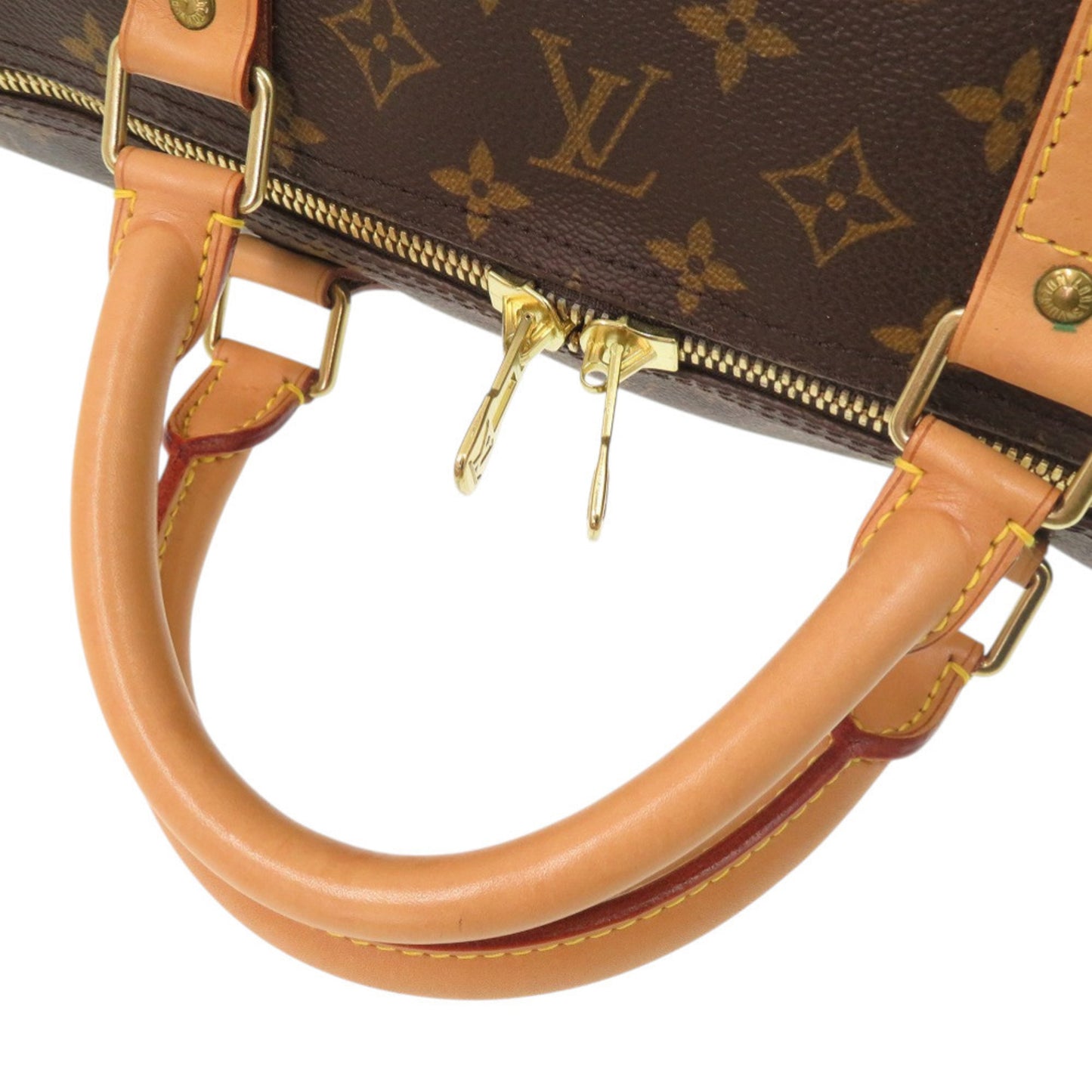 Louis Vuitton Keepall Bandouliere 60 Monogram M41412 Canvas Brown Boston Bag 0742 Louis Vuitton