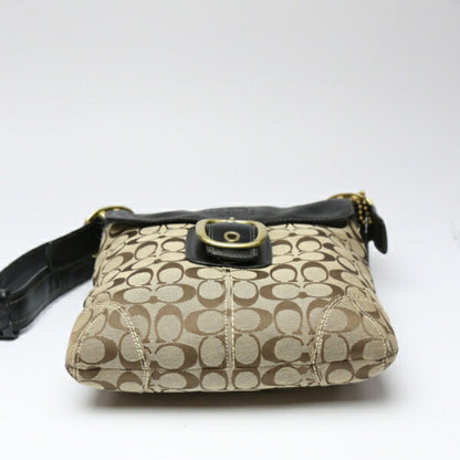 Coach Crossbody Signature 11436 Coach Black X Beige Shoulder Bag