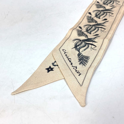 Christian Dior Dior Logo Mitza Bandeau Scarf