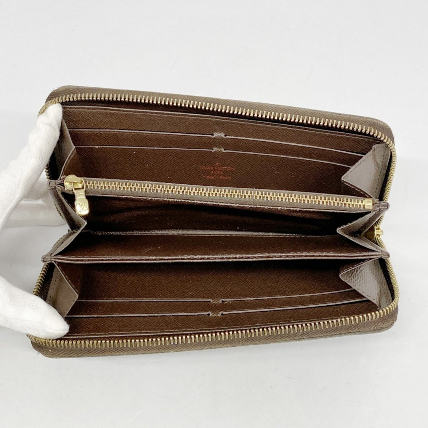 Louis Vuitton Damier Zippy Wallet N60015 Ebene Long