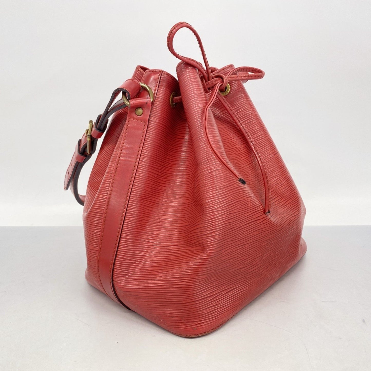 Louis Vuitton Epi Petit Noe Shoulder Bag M44107 Castilian Red