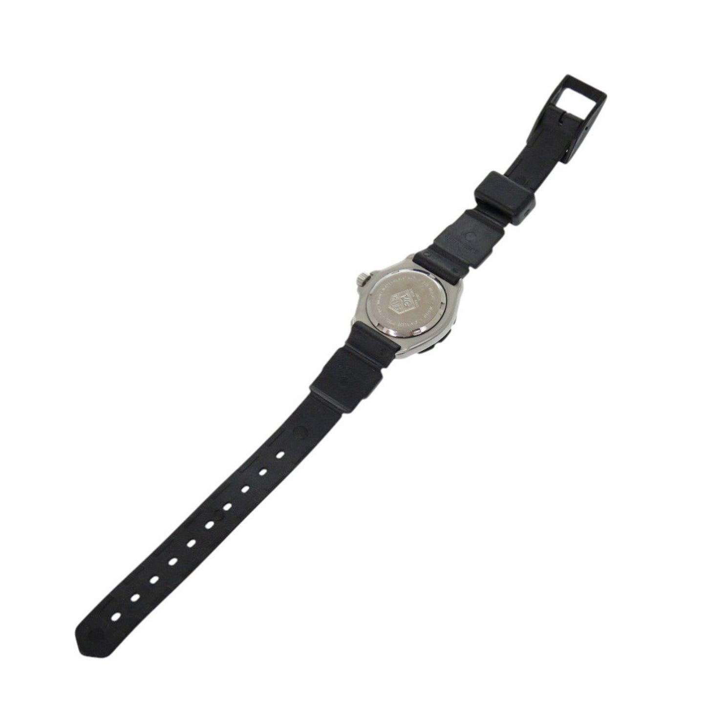 Tag Heuer Formula 1 376.508 Stainless Steel Rubber Black Dial Quartz Watch 1046 Heuer