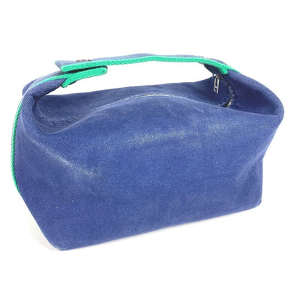 Hermes Brid A Black Gm Pouch Vanity Bag With H Logo