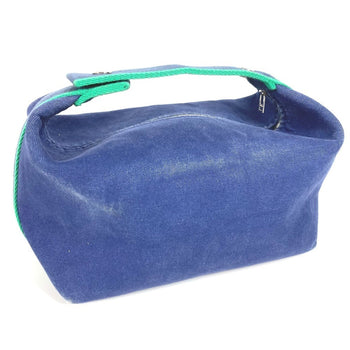 Hermes Brid A Black Gm Pouch Vanity Bag With H Logo