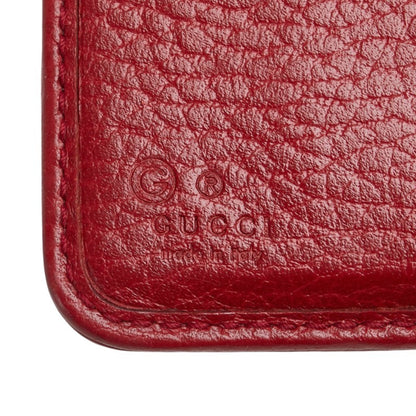 Gucci Gg Canvas Long Wallet 346056 Beige Red