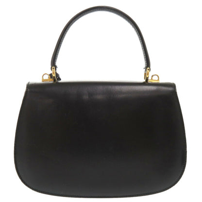 Gucci Ladylock Leather Black 000 46 0210 Handbag 0066 Gucci