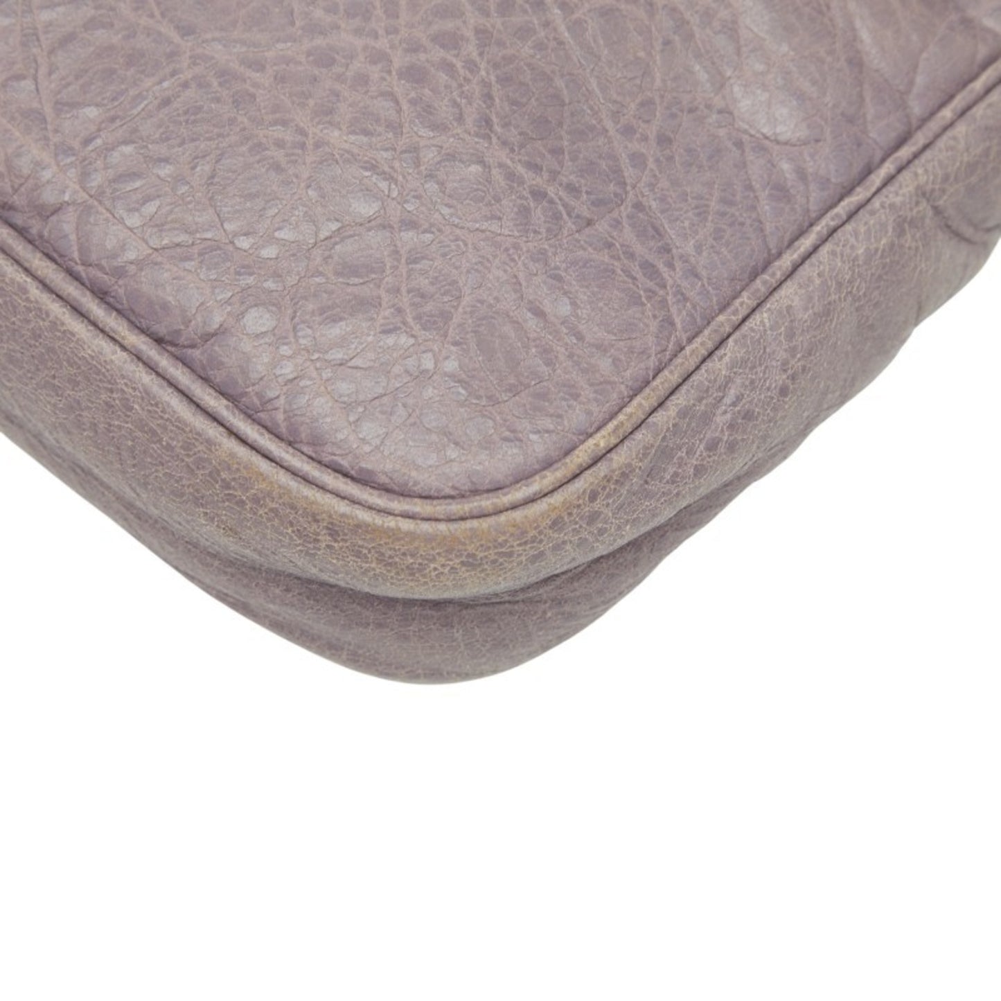 Balenciaga Giant Hip Shoulder Bag 237203 Purple Leather