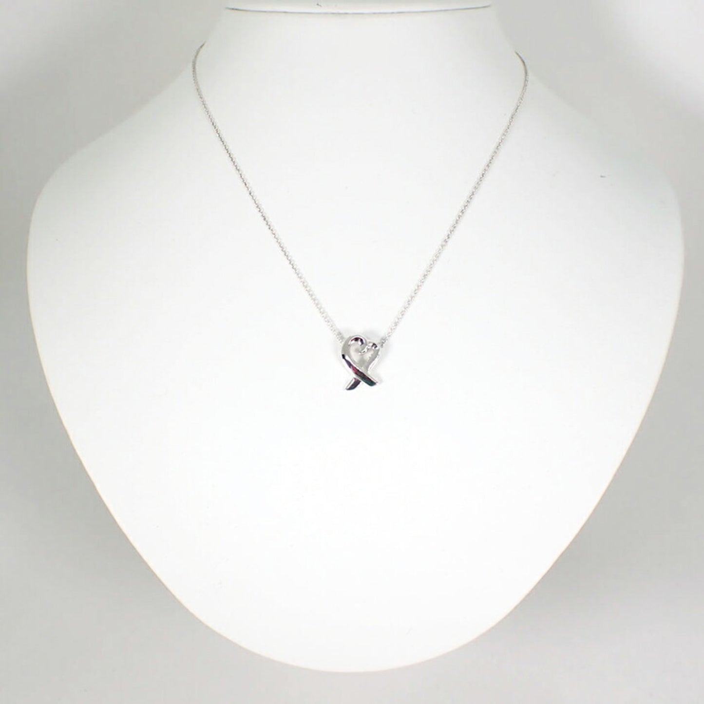 Tiffany 925 Loving Heart Pendant Necklace
