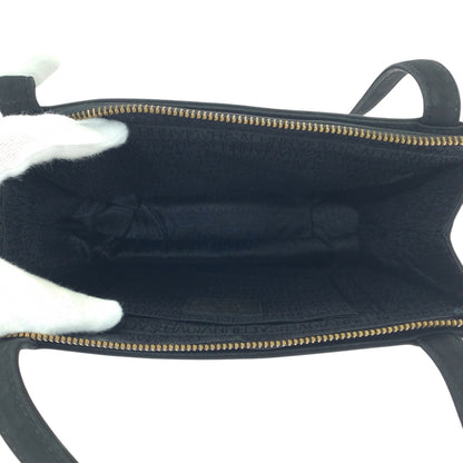 Gianni Versace Vintage Sunburst Black Suede Shoulder Bag With Gold Hardware