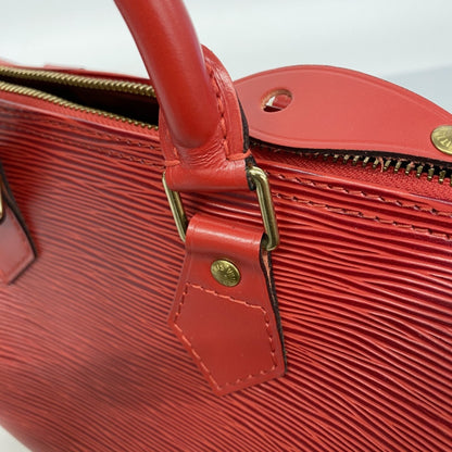 Louis Vuitton Epi Speedy 25 Handbag M43017 Castilian Red