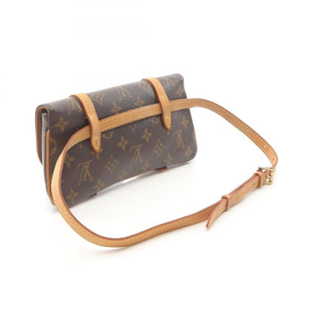 Louis Vuitton Marel Pochette Waist Bag/Body Bag In Coated Canvas And Leather With Monogram Design