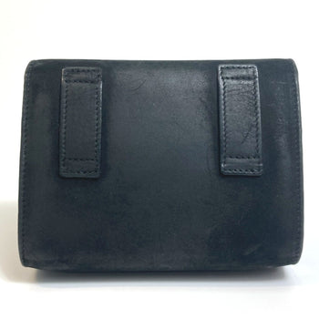 Salvatore Ferragamo Aq213202 Vala Ribbon Bag Mini Pochette Shoulder Bag Black Goldhardware