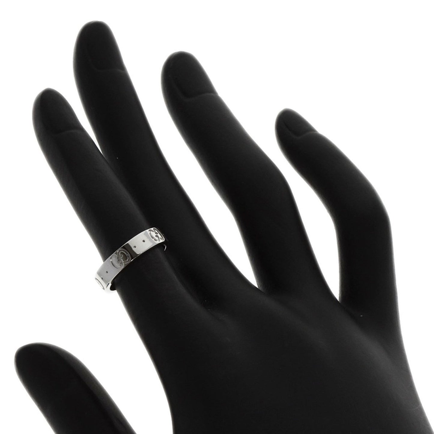 Gucci Icon #6 Ring In 18K White Gold