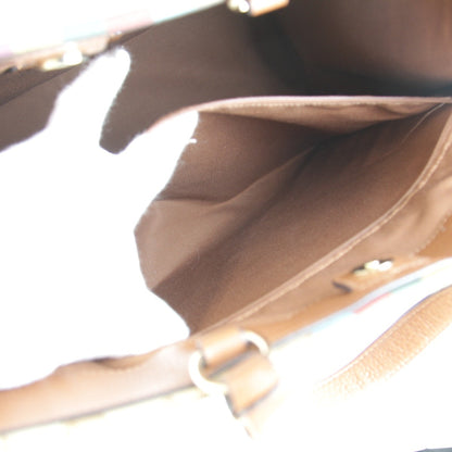 Coach Dempsey Tote F2239-C5793 Bag Signature 2-Way Brown Canvas