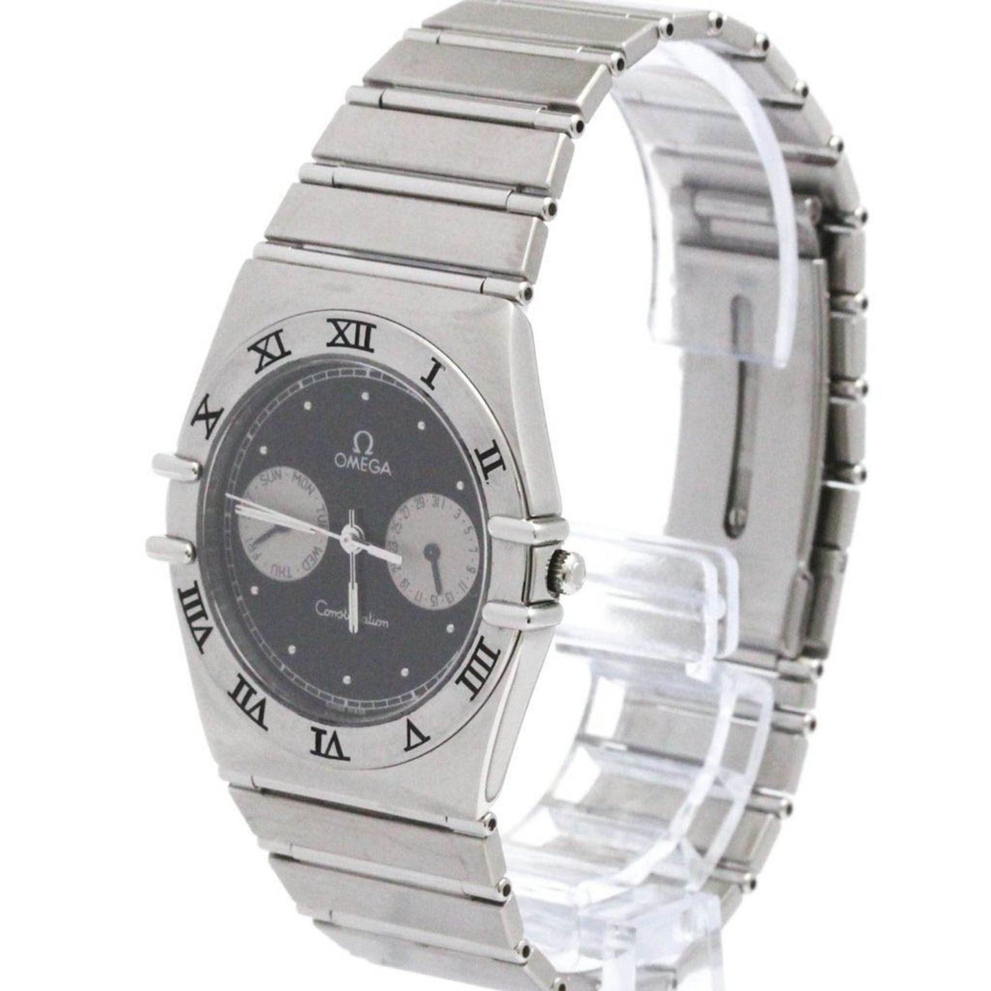 Omega Constellation Day Date Steel Quartz