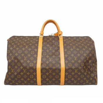 Louis Vuitton Monogram Keepall Bandouliere 60 Boston Bag M41422 Brown