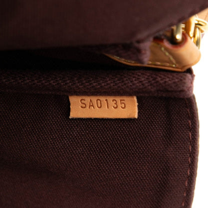 Louis Vuitton Monogram Favorite Mm Handbag/Shoulder Bag 2Way M40718 Brown Leather