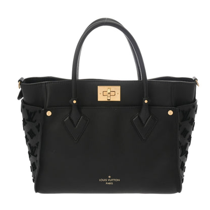 Louis Vuitton Monogram On My Side Mm 2-Way Noir M53826