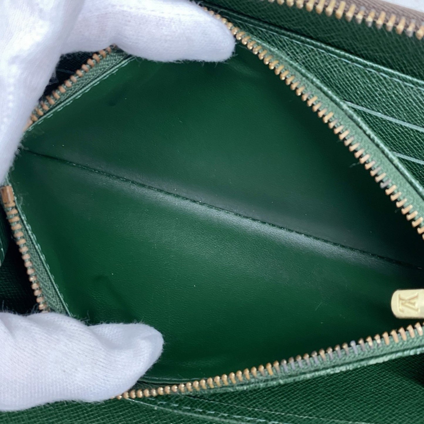 Louis Vuitton Monogram Gloom Zippy Organizer Long Wallet M60035 Brown Vert