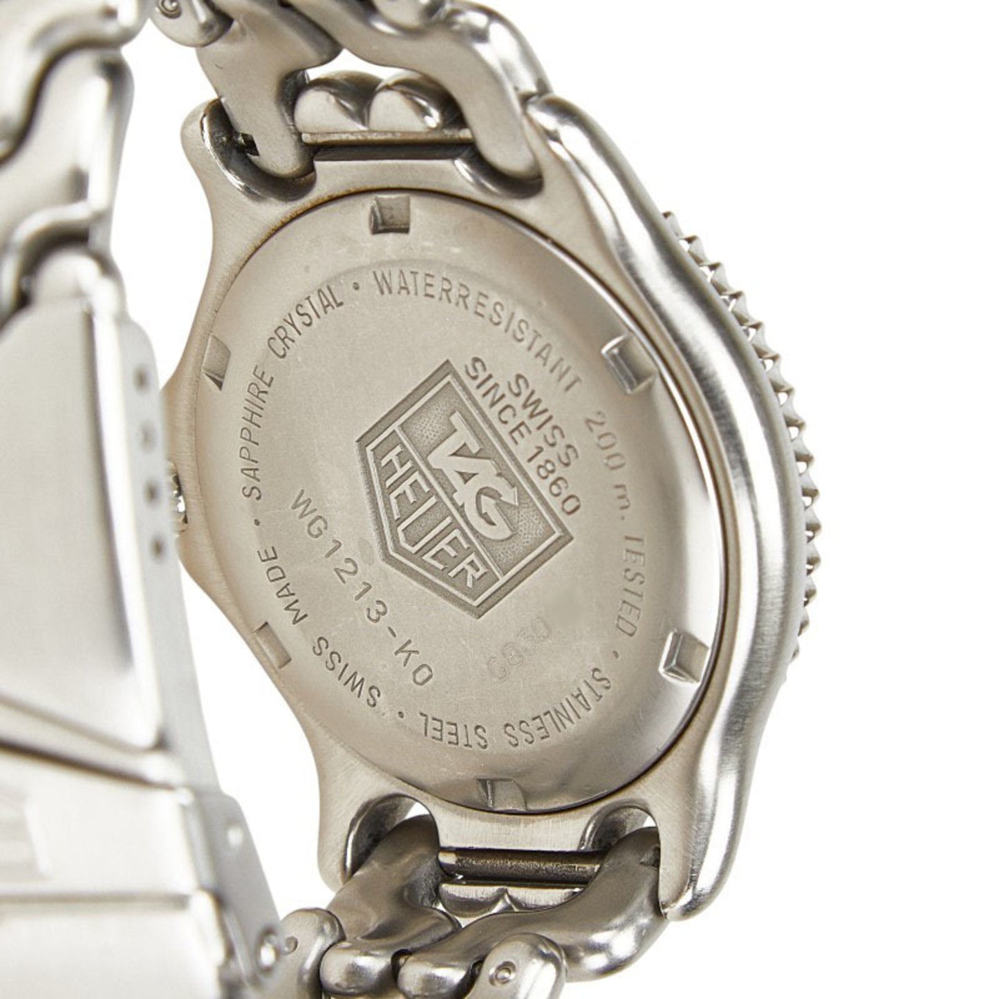 Tag Heuer Cell Boys Watch Wg1213-K0 Quartz Gray Dial Stainless Steel