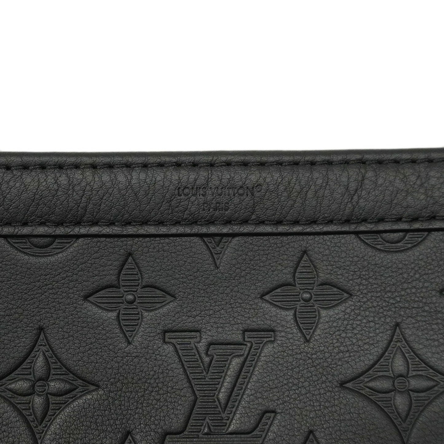 Louis Vuitton Shoulder Bag Monogram Appliqu Shadow Gaston Wearable Wallet M81115 Noir