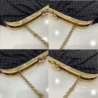 Louis Vuitton Satin Omonnier Handbag M92062Ja-24331