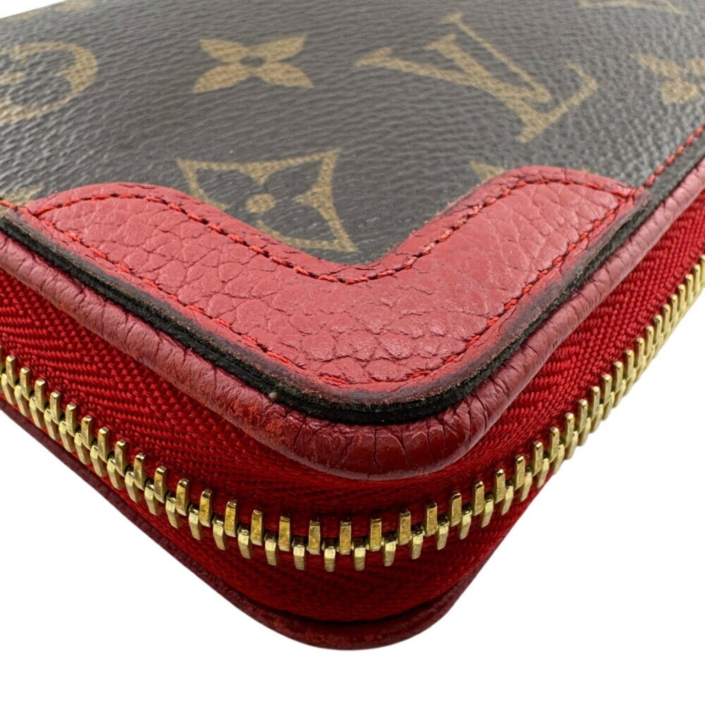 Louis Vuitton M61854 Retiro Round Zip Wallet Monogram Long Brown