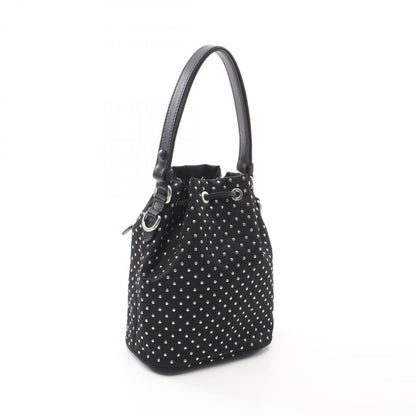 Prada Studded Handbag Nylon