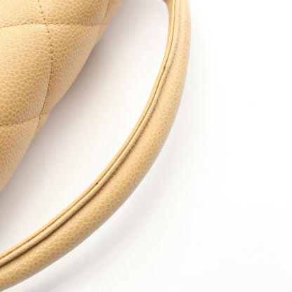 Chanel Matelasse Briefcase Bag In Calfskin Leather (Beige)