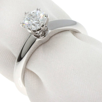 Tiffany & Co. Solitaire Diamond Ring In Platinum Pt950