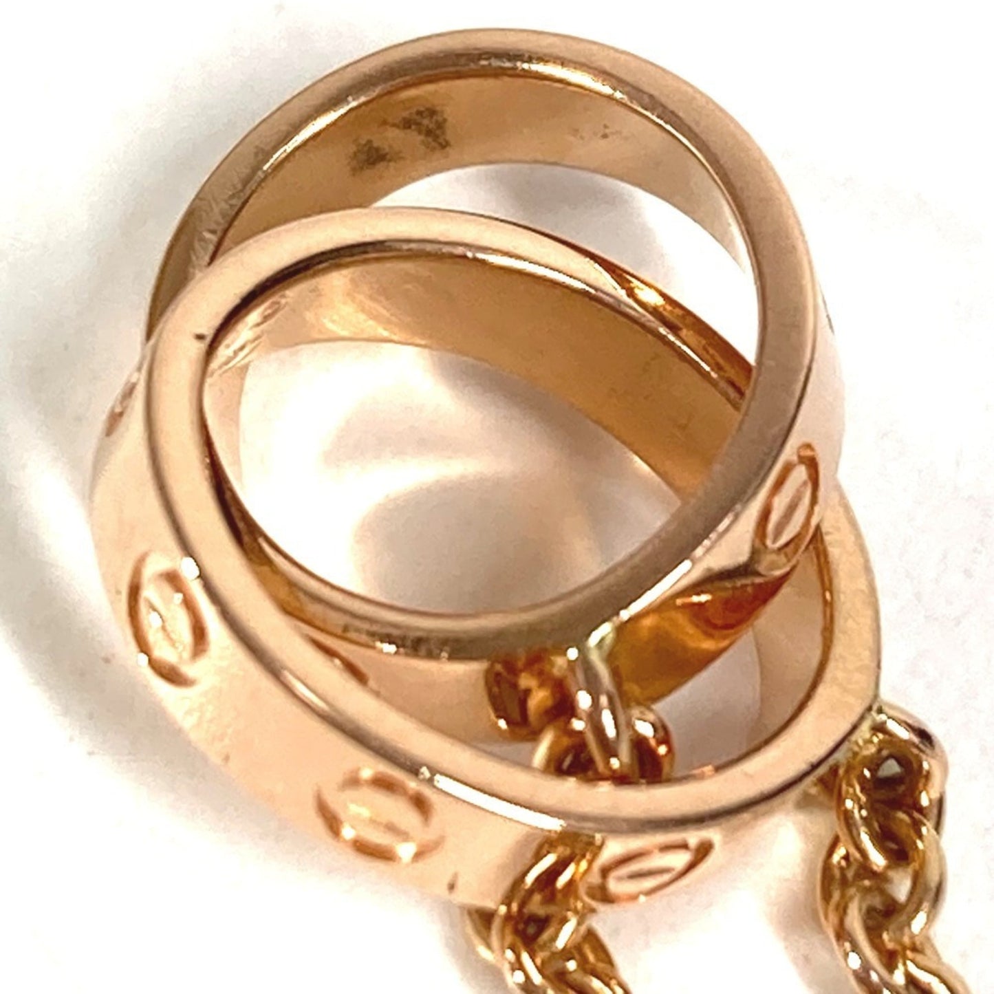 Cartier Love Double Ring Bracelet With Logo Chain Bracelet