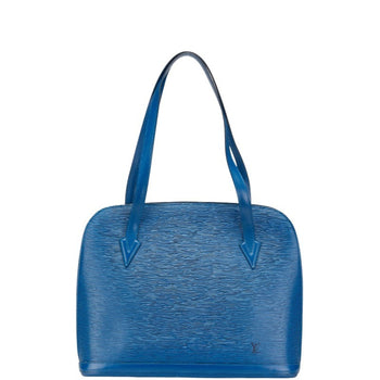Louis Vuitton Epi Lussac Tote Bag/One-Shoulder Bag M52285 Toledo Blue Leather
