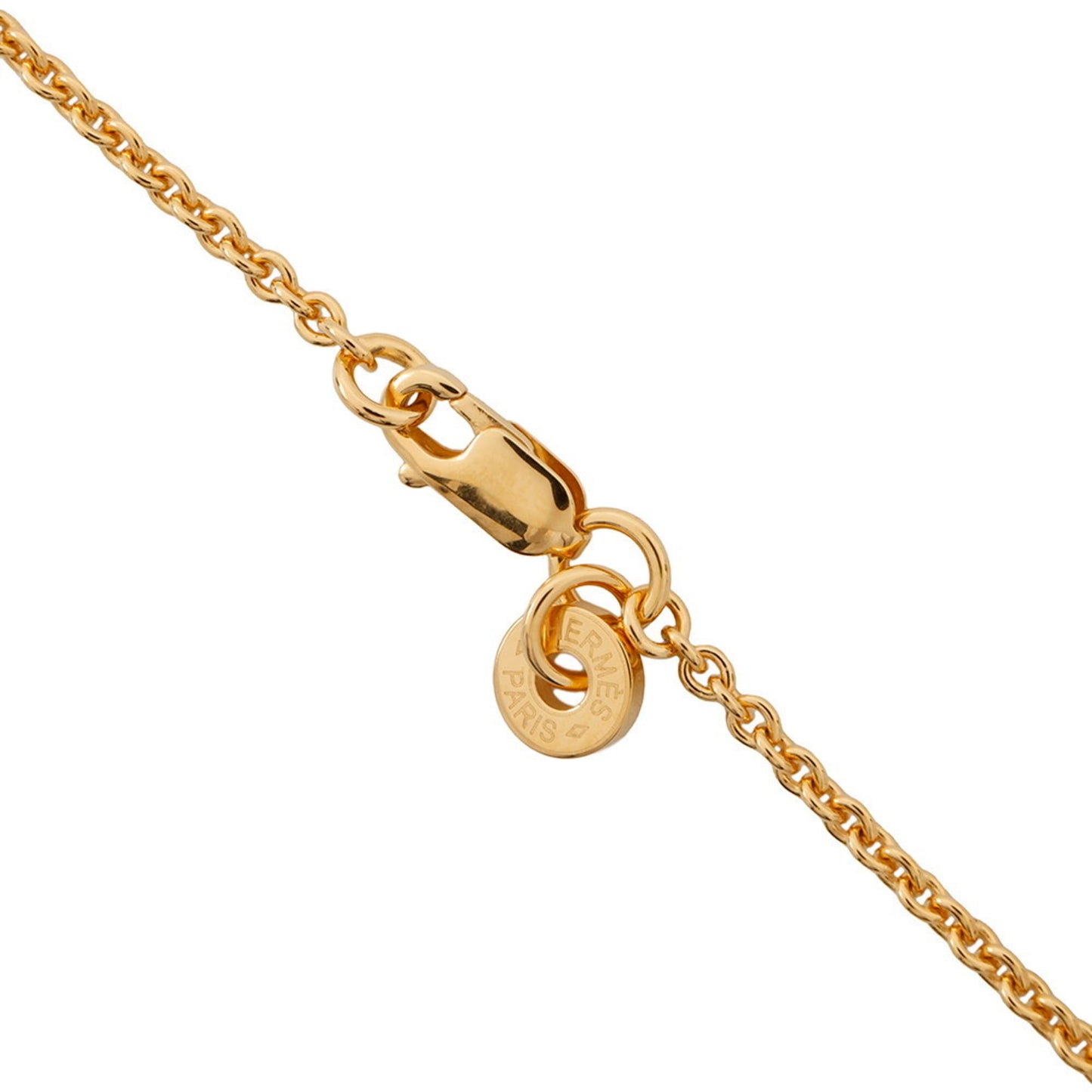 Hermes Collar H Black Necklace