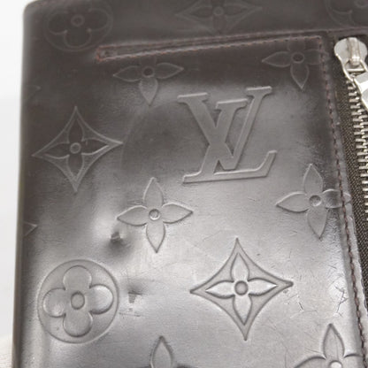 Louis Vuitton Monogram Glace Leather Hoist Long Wallet M66450 Cafe