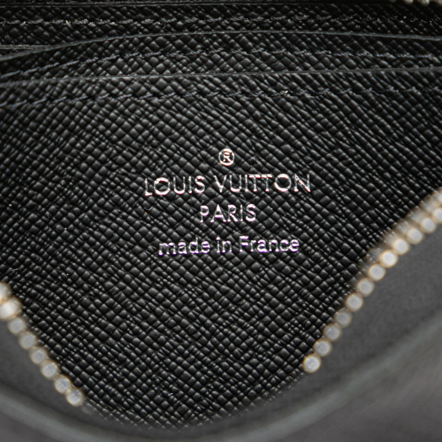 Louis Vuitton Taiga Zippy Coin Purse Case M32832 Ardoise Black Leather