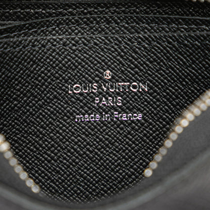 Louis Vuitton Taiga Zippy Coin Purse Case M32832 Ardoise Black Leather