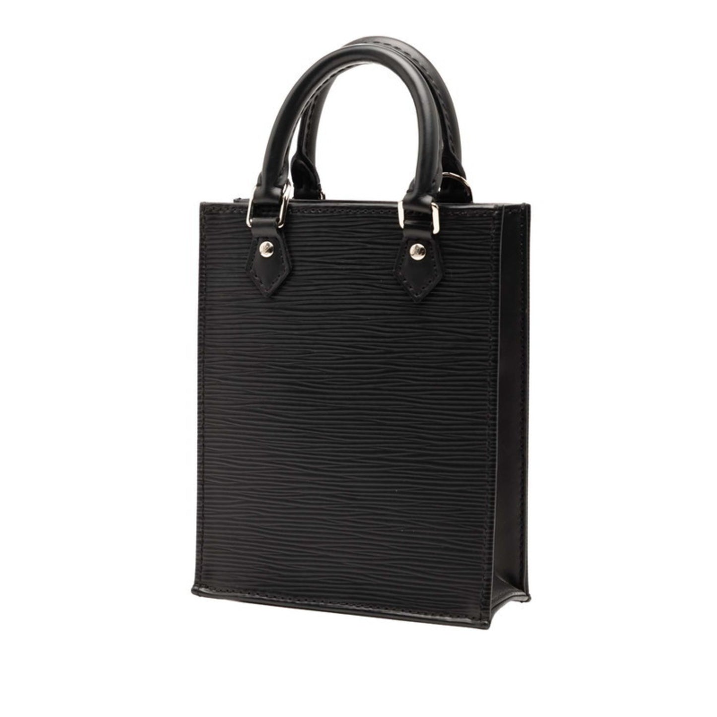 Louis Vuitton Epi Petite Sac Plat Handbag/Shoulder Bag 2Way M69441 Noir Black Leather