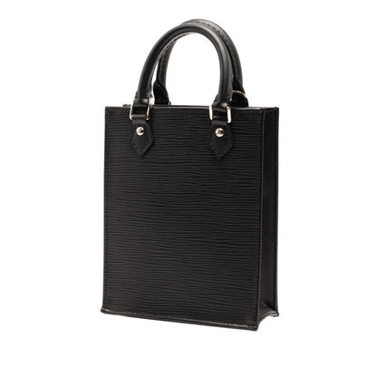 Louis Vuitton Epi Petite Sac Plat Handbag/Shoulder Bag 2Way M69441 Noir Black Leather
