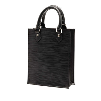 Louis Vuitton Epi Petite Sac Plat Handbag/Shoulder Bag 2Way M69441 Noir Black Leather