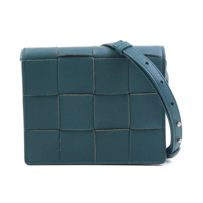 Bottega Veneta Shoulder Bag Leather Dark Green