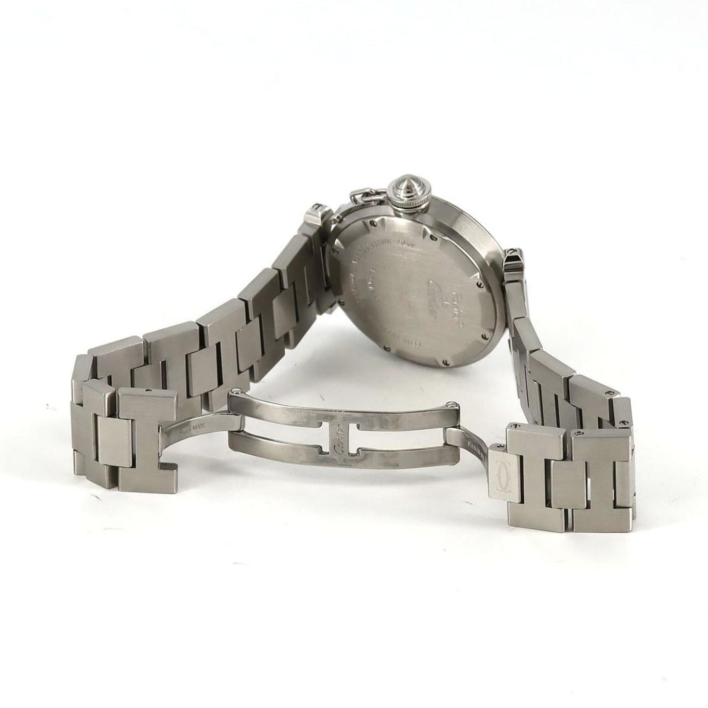 Cartier Pasha C Grande Date W31058M7 Stainless Steel Automatic Watch